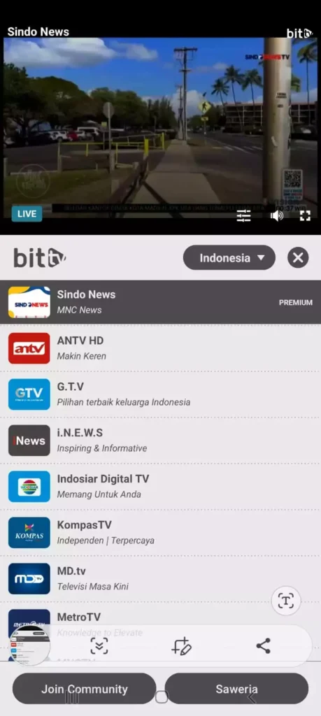 bit tv app screenshot