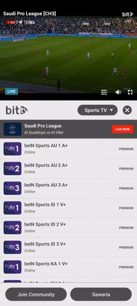 bit tv app screenshot
